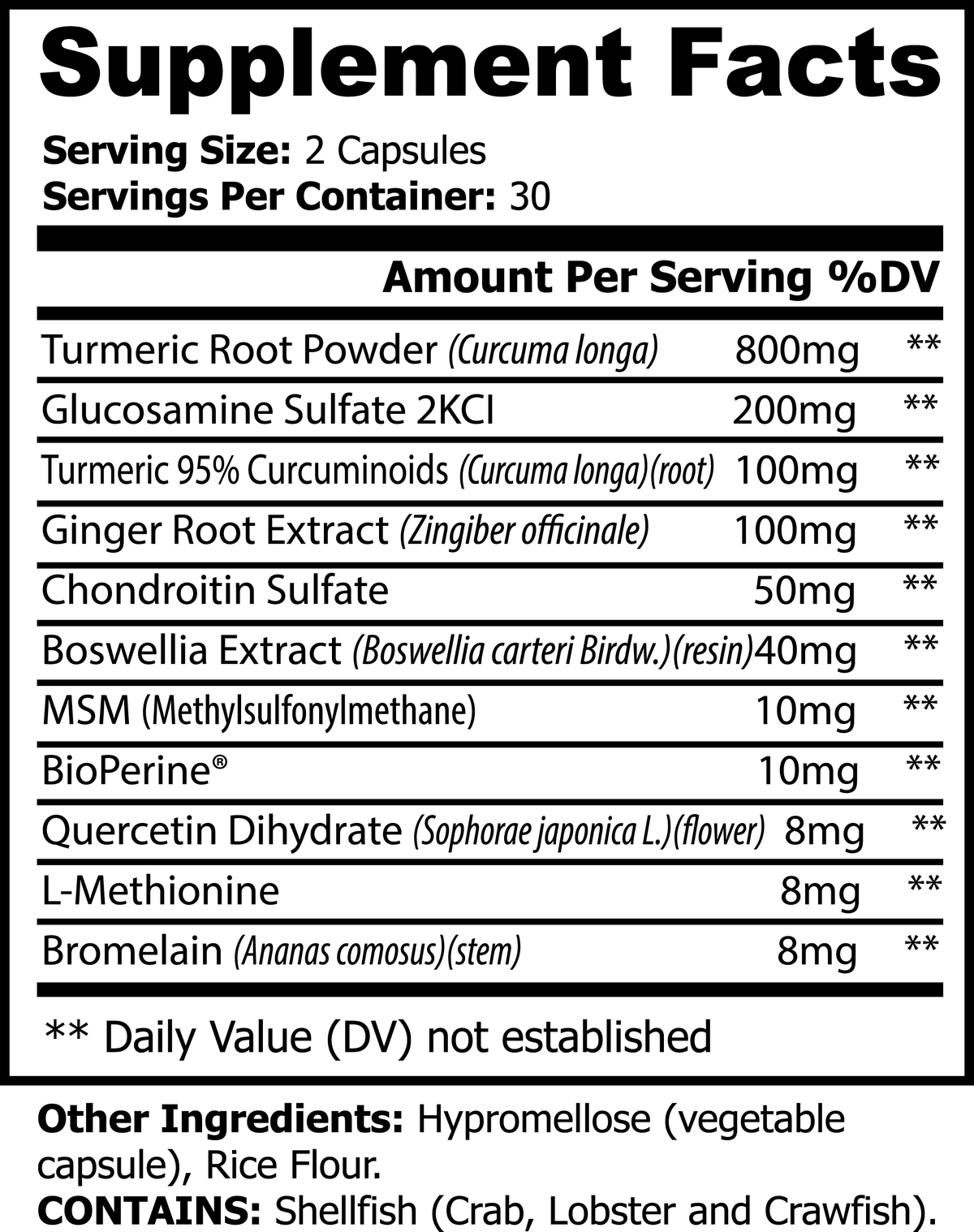 Curcendra — Turmeric Joint Complex