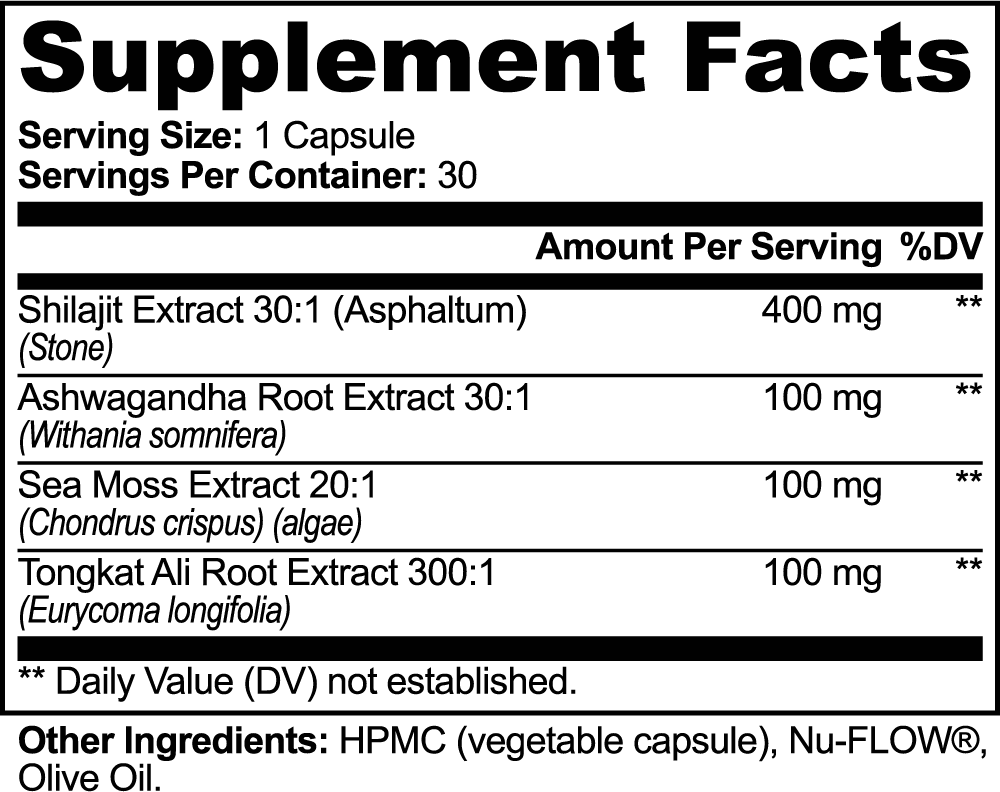 Terra Four — Shilajit Adaptogen Complex