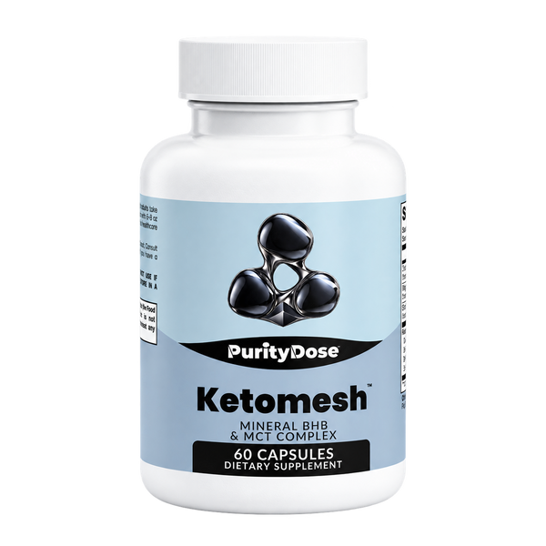 Ketomesh™ — final packaging in the Purity Dose Glass style