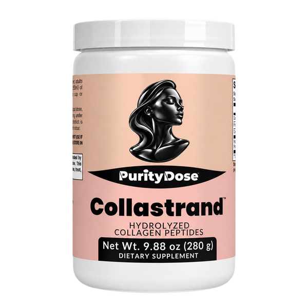 Collastrand™ — final packaging in the Purity Dose Glass style