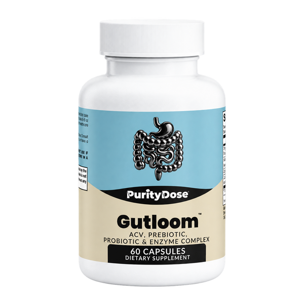 Gutloom™ — final packaging in the Purity Dose Glass style