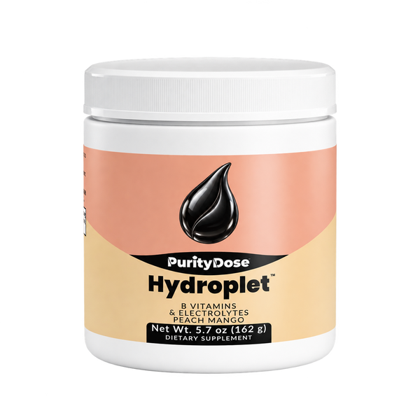 Hydroplet™ — final packaging in the Purity Dose Glass style