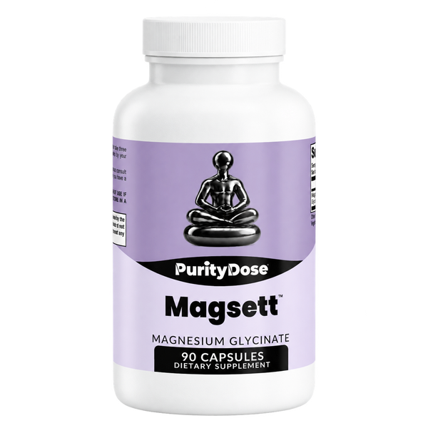 Magsett™ — final packaging in the Purity Dose Glass style