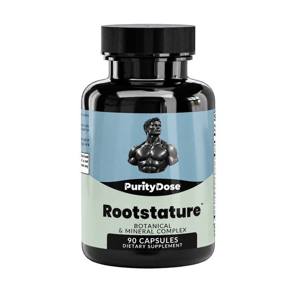 Rootstature™ — final packaging in the Purity Dose Glass style