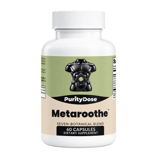 Metaroothe™ — final packaging in the Purity Dose Glass style