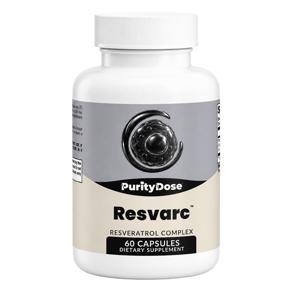 Resvarc™ — final packaging in the Purity Dose Glass style