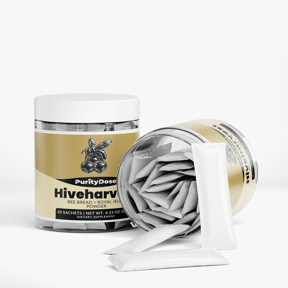 Hiveharvest™ — Bee Bread + Royal Jelly Powder