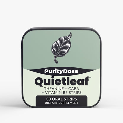 Quietleaf™ — Theanine + GABA + B6 Strips