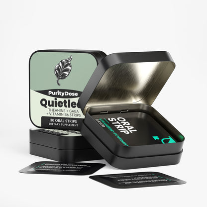 Quietleaf™ — Theanine + GABA + B6 Strips