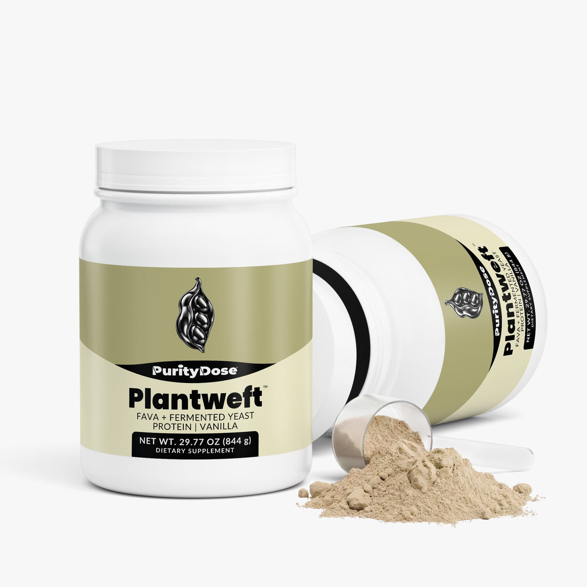 Plantweft™ — Fava + Fermented Yeast Protein — Vanilla