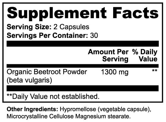 Beetarc original product label.