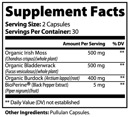 Mossfrond original product label.