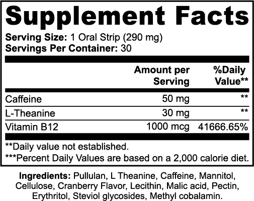 Wakequill original product label.