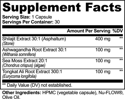 Terra Four — Shilajit Adaptogen Complex