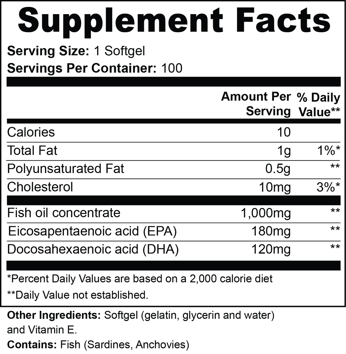 Tideform — Omega-3