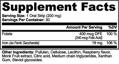 Ferrava — Iron + Folate Strips