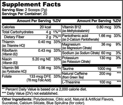 Cloudcharge — official supplier Supplement Facts