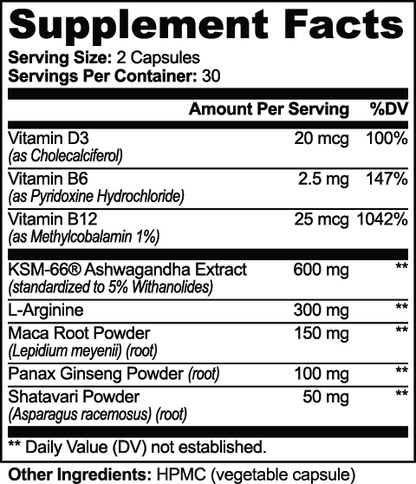 Rootresolve — official supplier Supplement Facts
