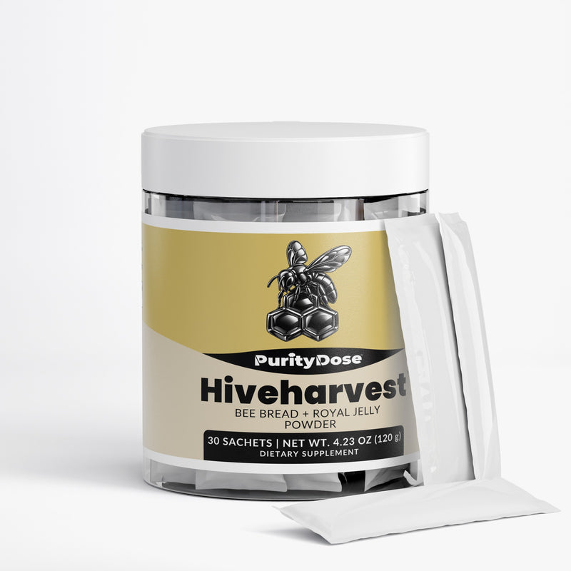 Hiveharvest™ — Bee Bread + Royal Jelly Powder