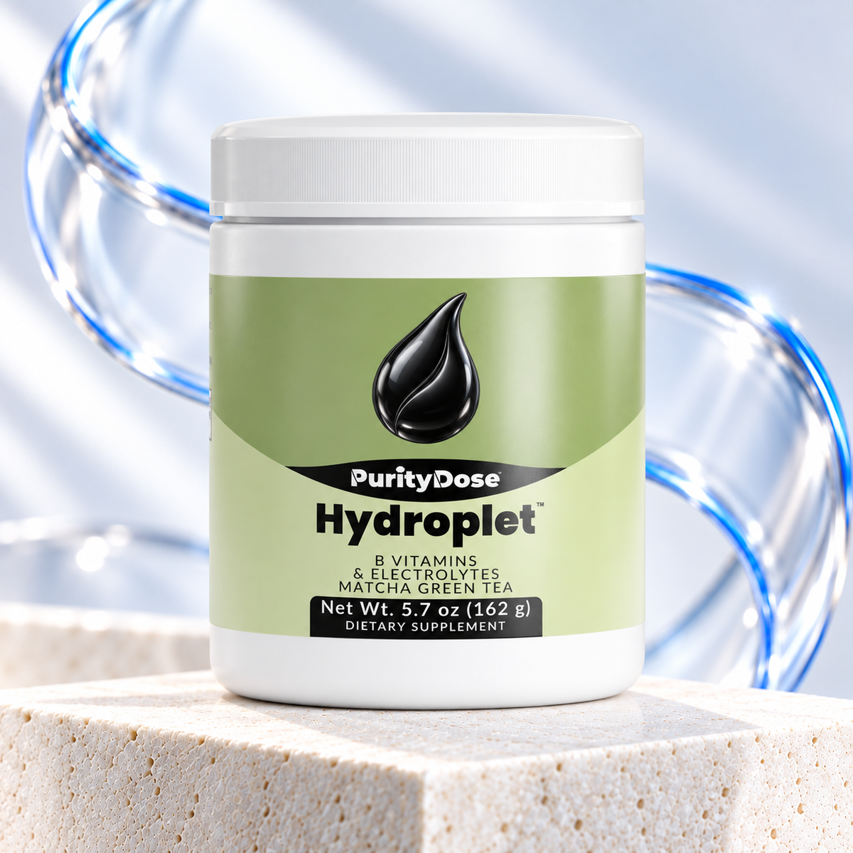 Hydroplet product creative.