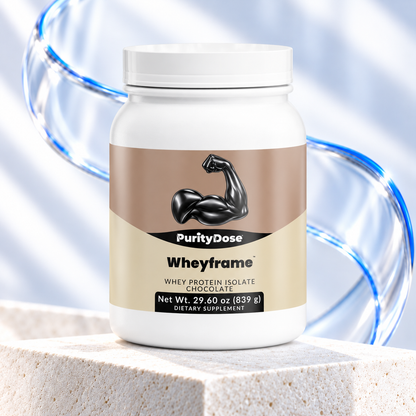 Wheyframe product creative.