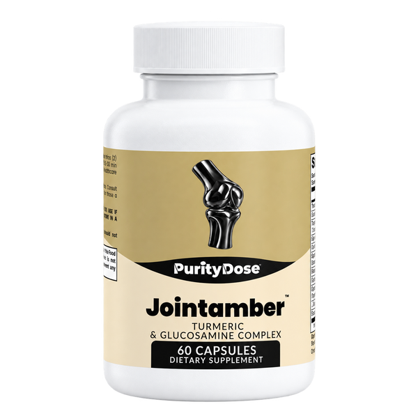 Jointamber™ — final packaging in the Purity Dose Glass style