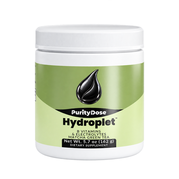 Hydroplet™ — final packaging in the Purity Dose Glass style