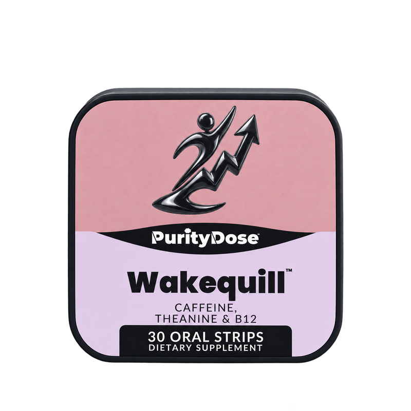 Wakequill™ — Caffeine + Theanine Strips