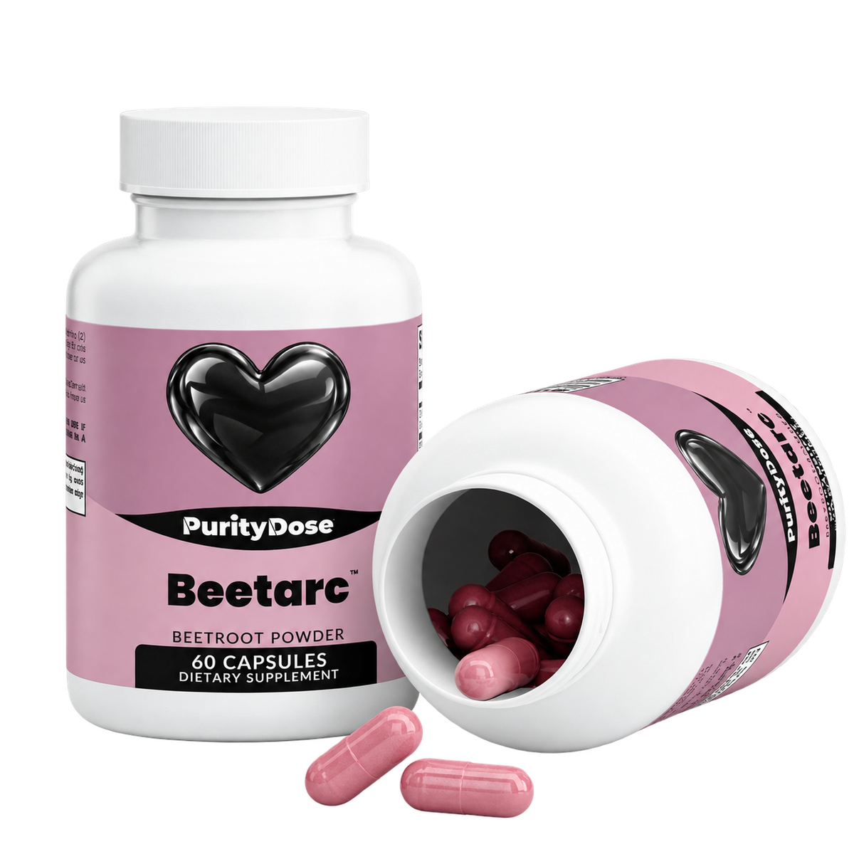 Beetarc pack contents. 60 capsules. 30 full servings.