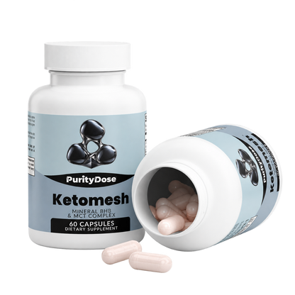 Ketomesh pack contents. 60 capsules. 30 full servings.