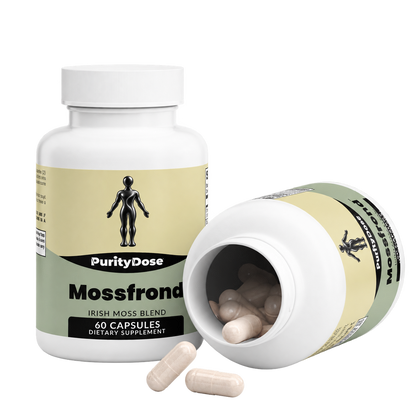 Mossfrond pack contents. 60 capsules. 30 full servings.