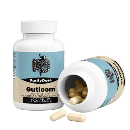 Gutloom pack contents. 60 capsules. 30 full servings.