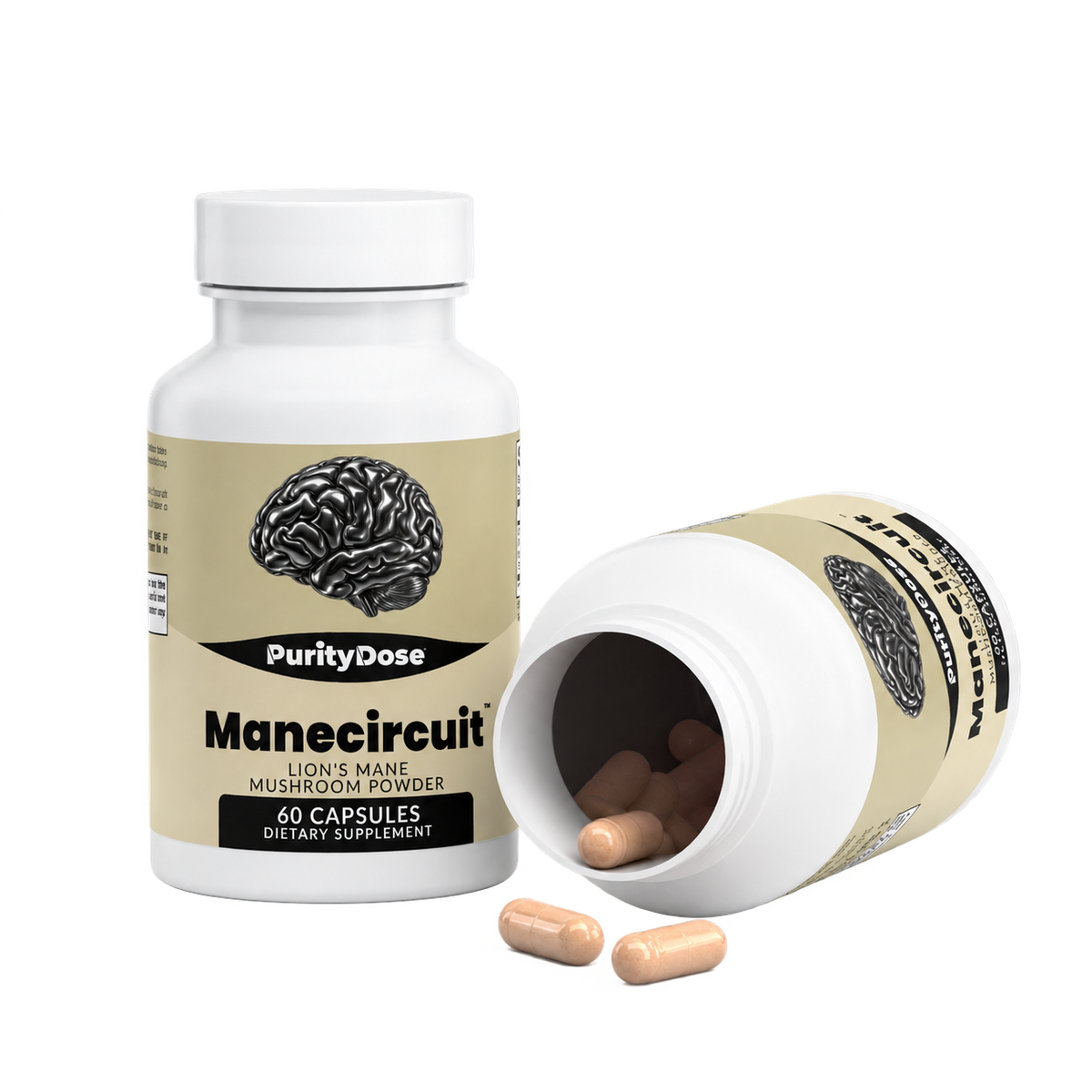 Manecircuit pack contents. 60 capsules. 30 full servings.