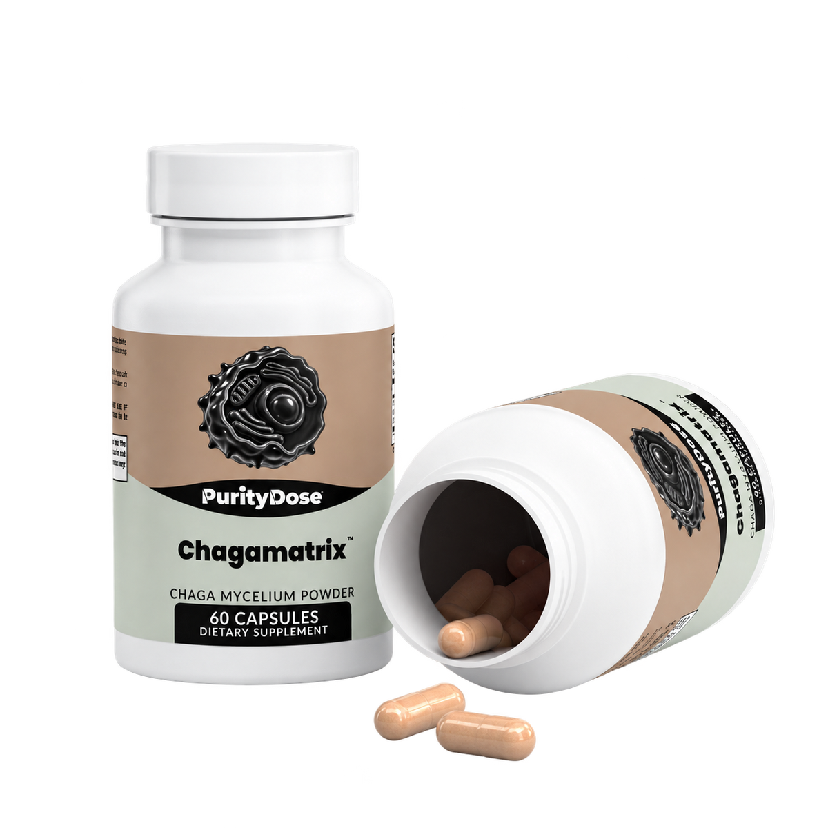 Chagamatrix pack contents. 60 capsules. 30 full servings.