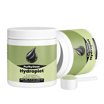 Hydroplet pack contents. 30 scoops. 30 full servings.