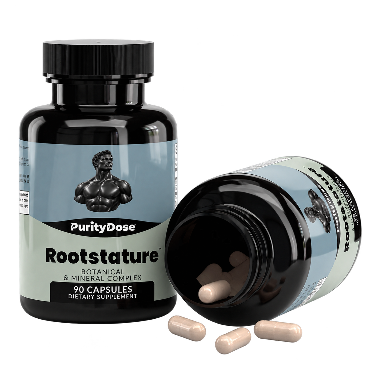 Rootstature pack contents. 90 capsules. 30 full servings.