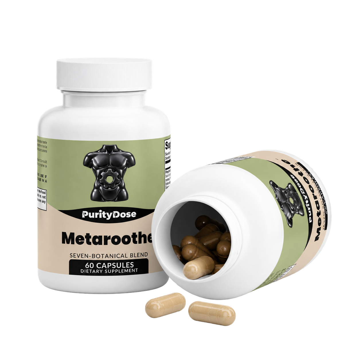 Metaroothe pack contents. 60 capsules. 30 full servings.