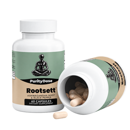 Rootsett pack contents. 60 capsules. 60 full servings.