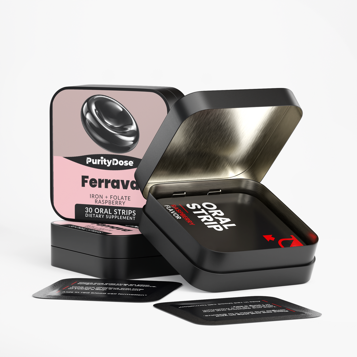 Ferrava — Iron + Folate Strips — product view 3